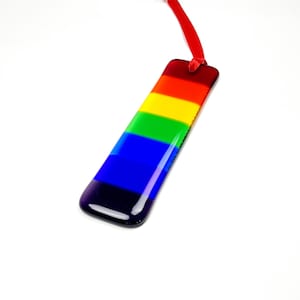 Rainbow Glass Suncatcher, Ornament, Pride, Hanging Rainbow Glass, Bright and Colorful Home Decorations, Tree Ornament,  Bedroom Decoration