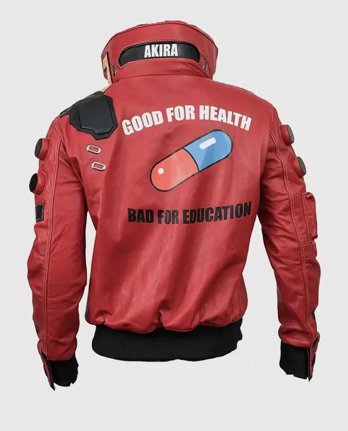 AKIRA アキラ 金田モデル ジャケット 赤　　アニメ　コスプレ　衣装 AKIRA アキラ 金田モデル ジャケット 赤 アニメ コスプレ 衣装
