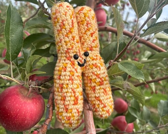 Crochet Chromosome Plushie – Creamsicle
