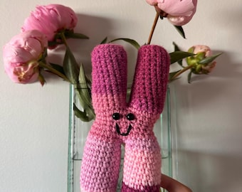 Crochet Chromosome Plushie - Berry Sorbet