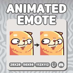 Animated Looking Away Dog Emote | Custom Meme Emote for Streamers | Twitch | Kick | Discord