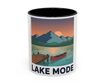 Lake Mode-mugg | Färgglad 315 ml keramik