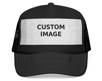 Anpassad truckerkeps med skum | Truckerkeps med tom lapp och grafik