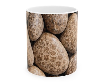 Petoskey stenmönstrad keramikmugg | 315 ml