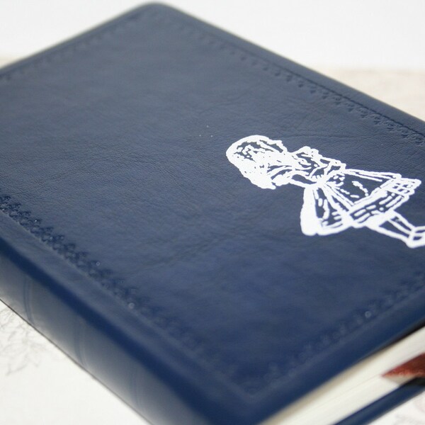 Alice From Alice in Wonderland Altered Journal/Notebook/Diary - Blue Leather Appearance