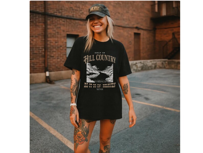 Texas Hill Country Flood Relief T-Shirt, Comfort Colors Christian Tee Bild 10