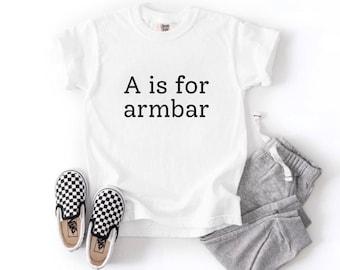 A ist für Armbar Kids BJJ Shirt, Comfort Colors®