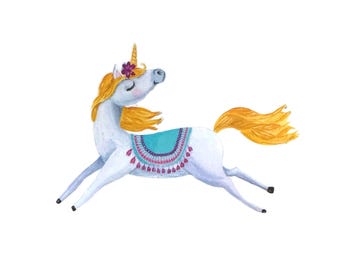 Vinilo adhesivo de unicornio mágico: calcomanía de fantasía impermeable
