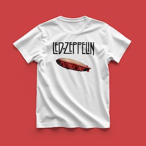 Led Zeppelin T-Shirt | Rock Band Tee | 70s Classic Rock Shirt | Unisex Graphic Tee | DTF Printed Music Merch