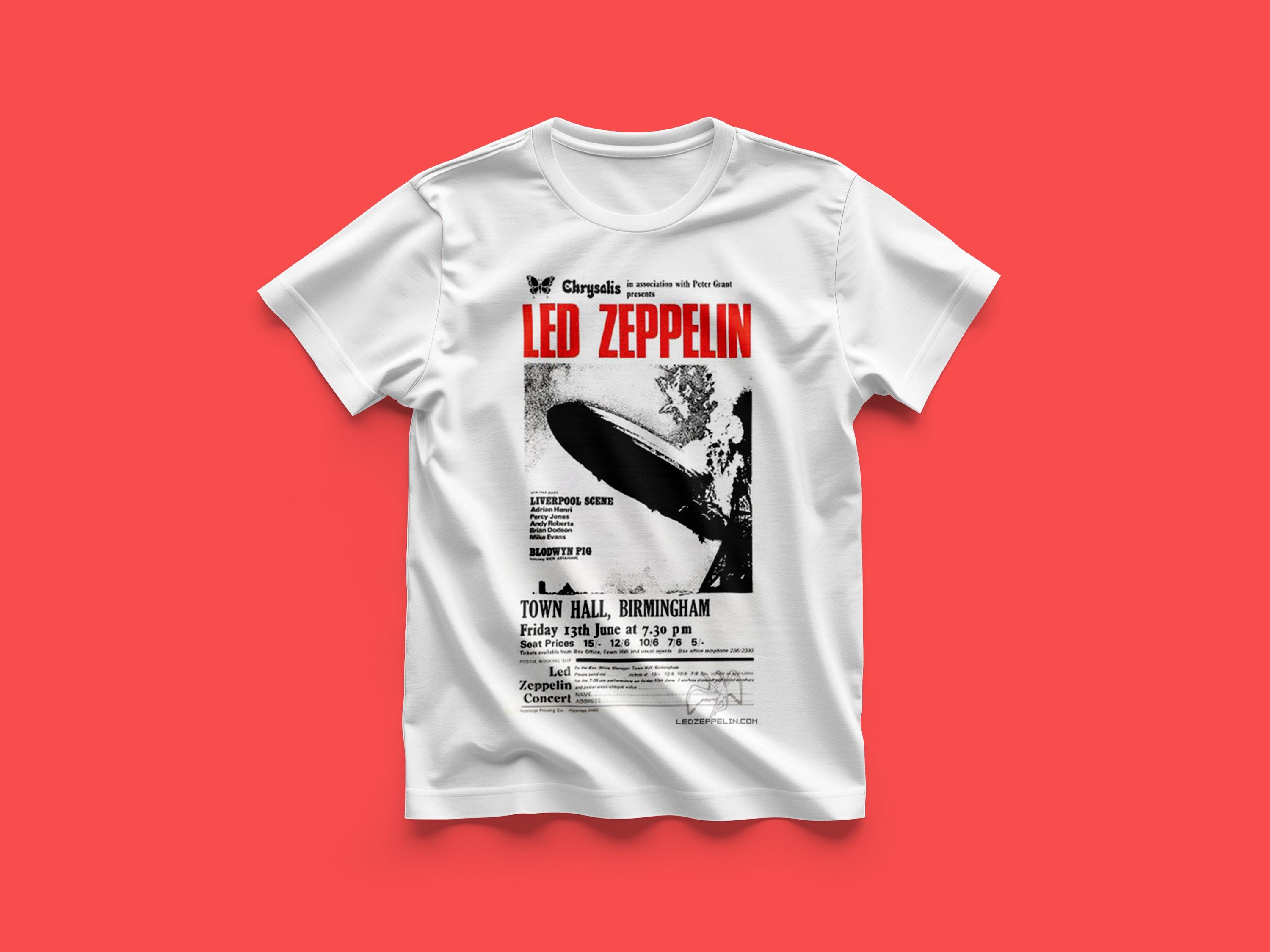 Stairway Playera Led Zeppelin Hombre Vintage Camisa De Los Años 70