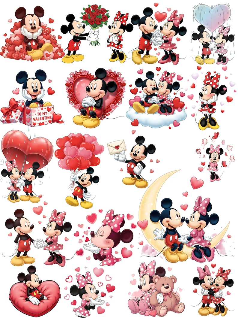 Mickey Mouse PNG, Mickey PNG, Mickey Mouse Clipart, Minnie Mouse PNG Mega Bundle, Donald Duck , daisy duck , Donald duck png image 2