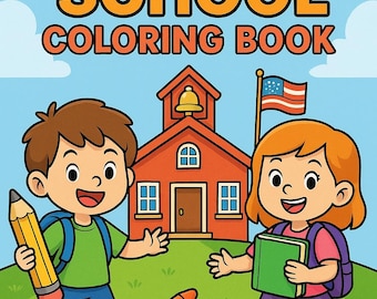 Back to School Coloring Book – Printable PDF for Kids