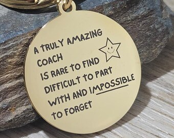 Coach Thank You Gift Keyring, A Truly Amazing Coach Design