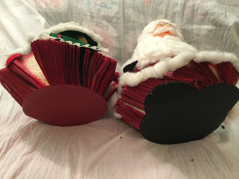 60s Readers Digest Mr&Mrs Santa Claus Decoration Made like a Etsy