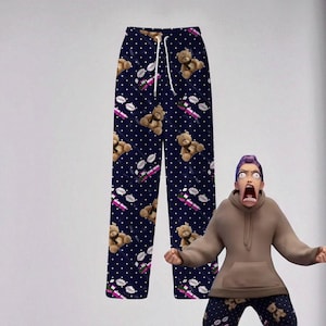2025 NEW KPop Hunters Cosplay RUMI Sleeping Pants Performance Costumes Cartoon Trousers Funny Streetwear Anime Girl&#39;s Gift