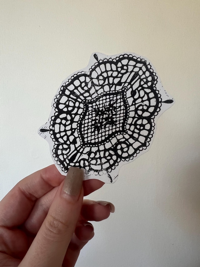 Dualies Sticker Dainty Doilie Sticker - Etsy Australia