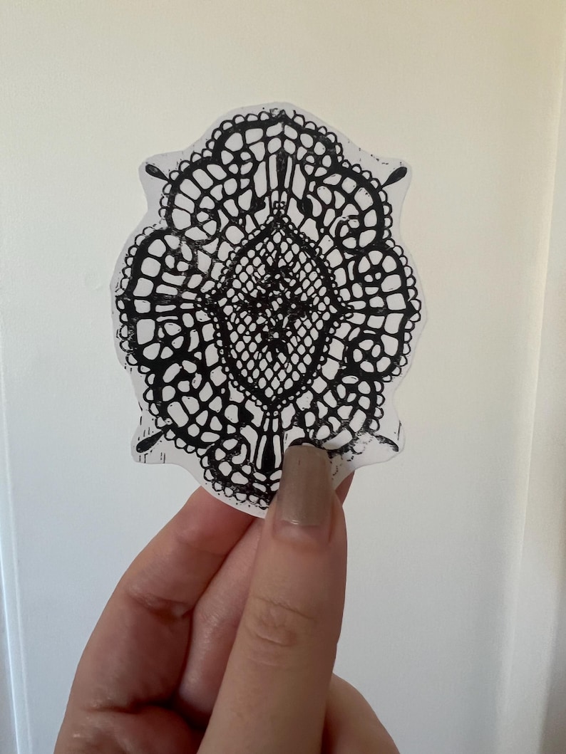 Dualies Sticker Dainty Doilie Sticker - Etsy Australia