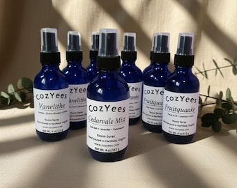 Natural Room Spray: Alcohol-Free Linen Mist, Fruitquake, Vanelithe