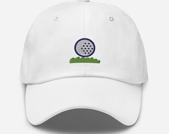 Gestickte Golfballmütze: Minimalistisches Design, verstellbare Mütze
