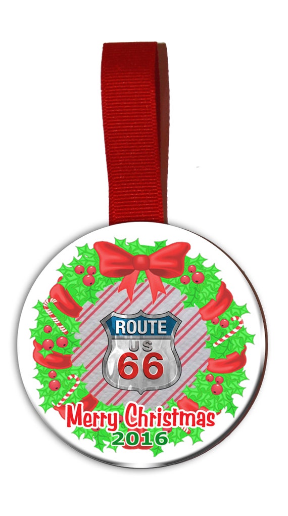 Route 66 Christmas Ornament 