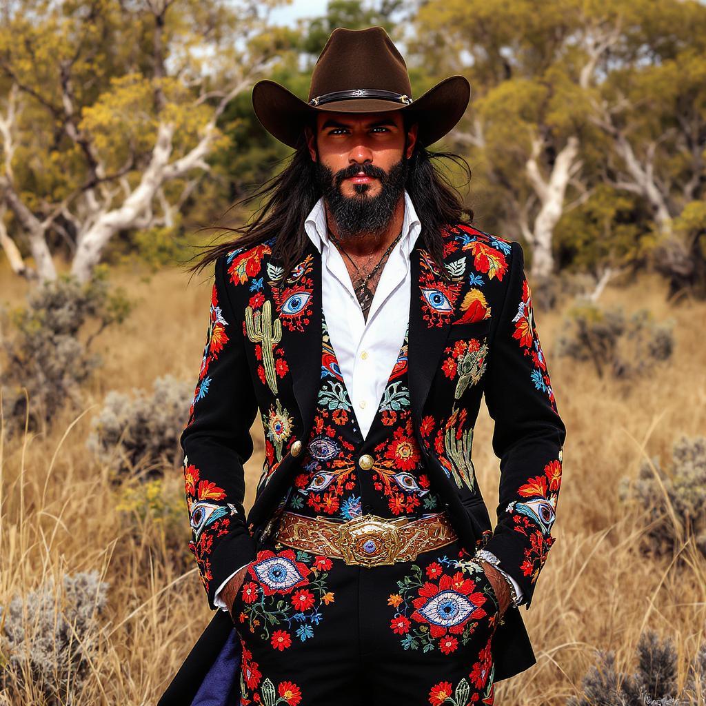 Traje de boda vaquero México