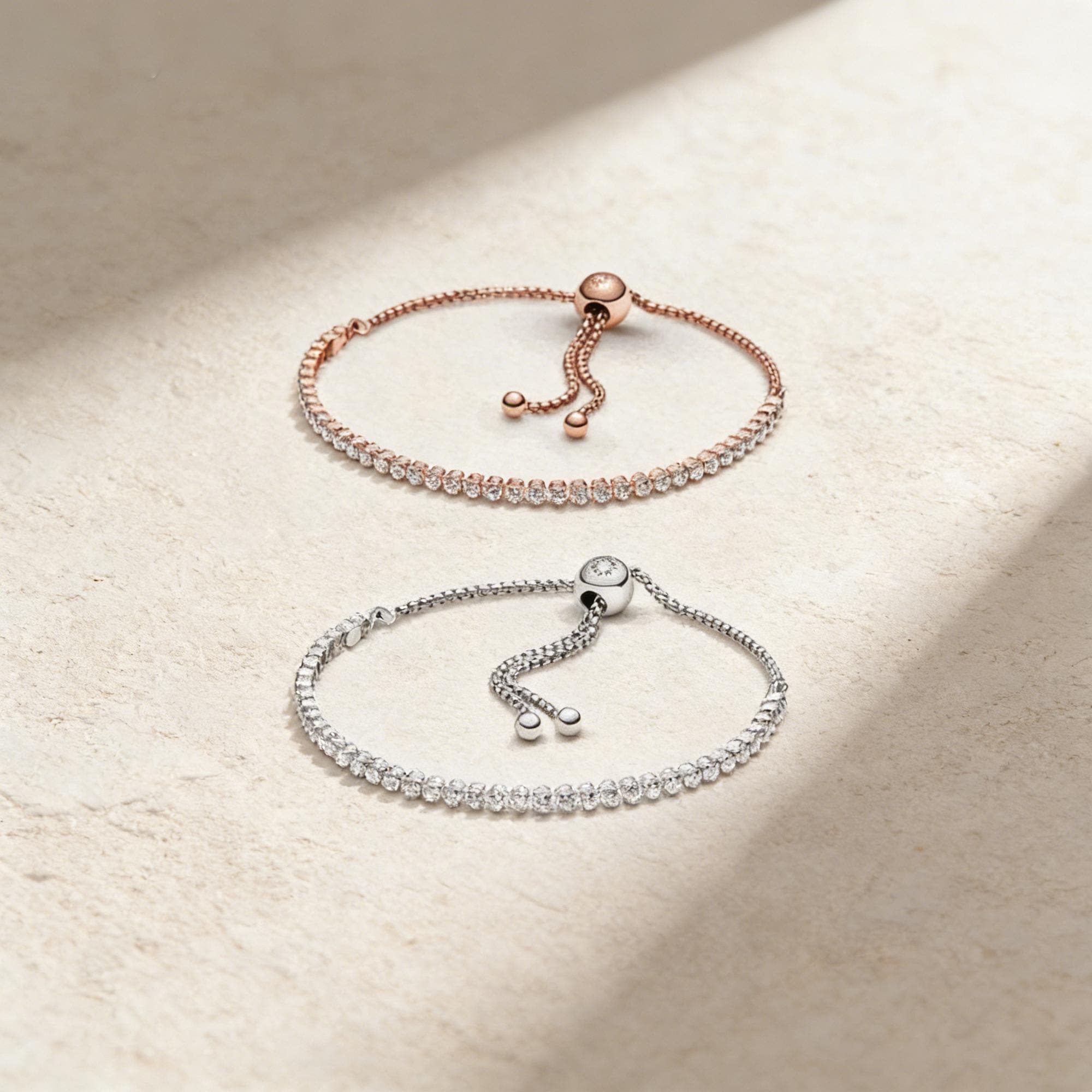 Pandora sparkling slider tennis bracelet - Etsy 日本