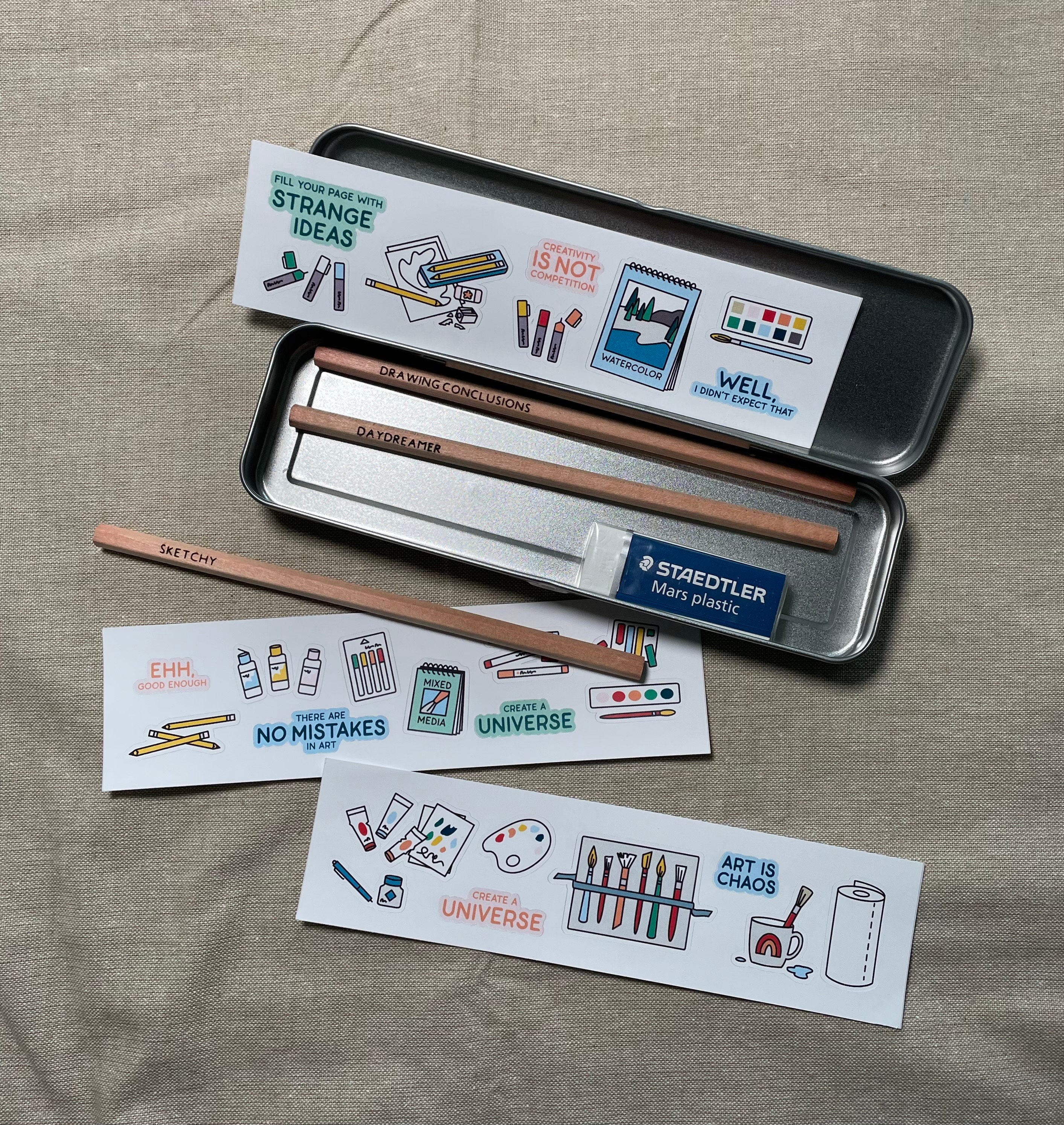 Art Supplies 12 Piece Graphite Drawing Pencils Kit 