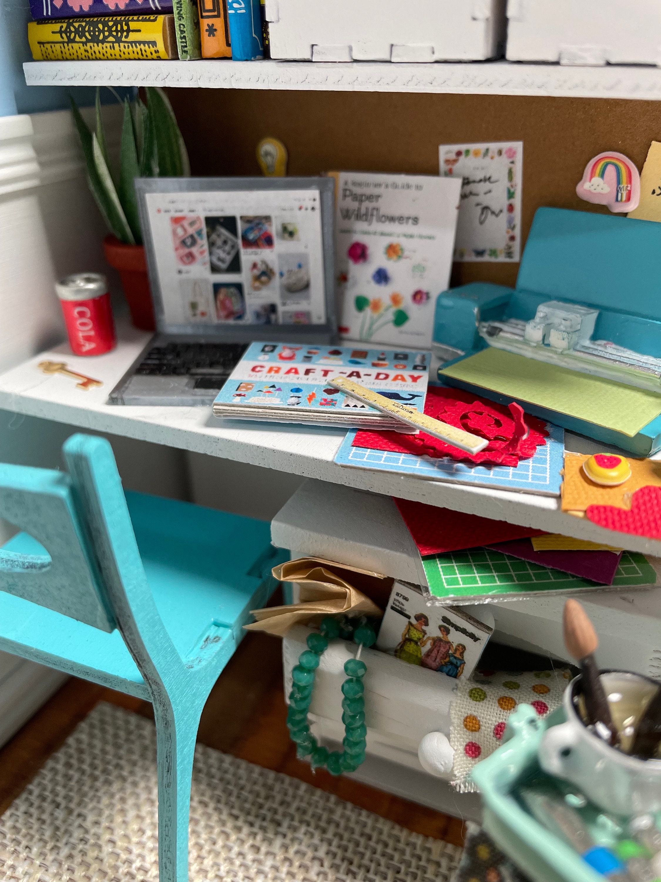 Book Nook Craft Room Etsy UK