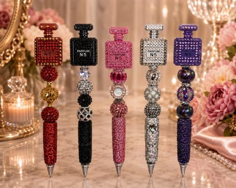 Glam Handcrafted Beaded Perfume Pen