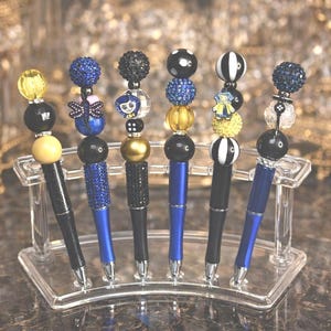 Beaded Coraline Inspired Pen image 1
