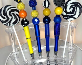 Coraline-Inspired , Creepy Pens, Button eyes pens