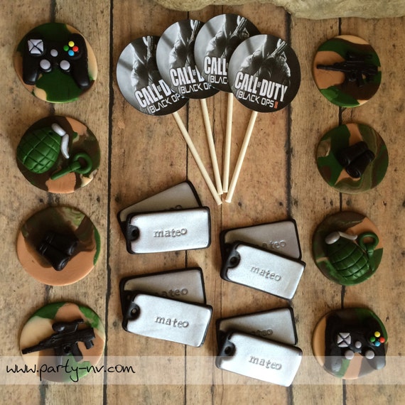 EDIBLE (Fondant Toppers) - War Games-Military Il_570xn