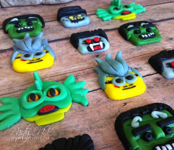 EDIBLE (Fondant Toppers) - Lego Monster Fighters Inspired Il_570xn