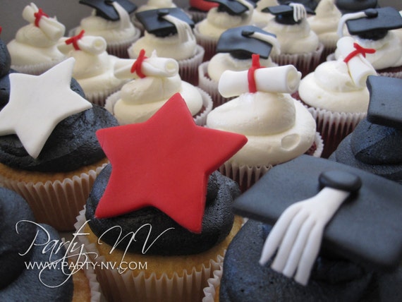 EDIBLE (Fondant Toppers) - Graduation Il_570xn