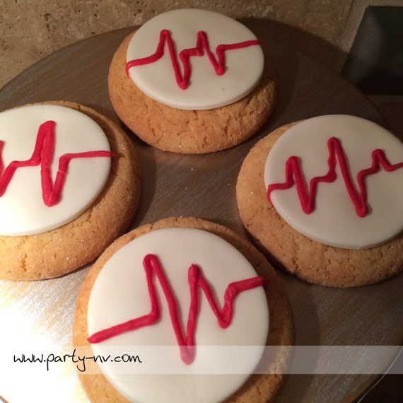 EDIBLE (Fondant Toppers) - EKG Inspired Il_570xn