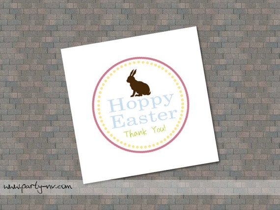 PRINTABLE (2" Favor Tags) - Hoppy Easter Collection Il_570xn
