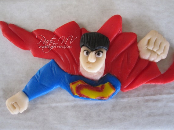 EDIBLE (Fondant Toppers) - Super Hero Collection Il_570xn