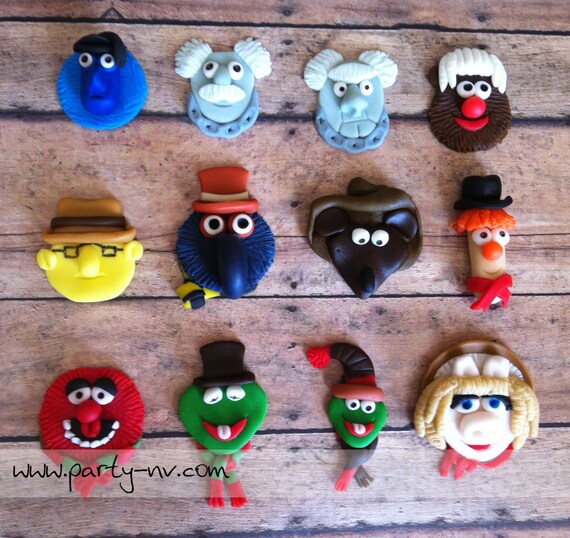 EDIBLE (Fondant Toppers) - A Muppet Christmas Carol Inspired Il_570xn