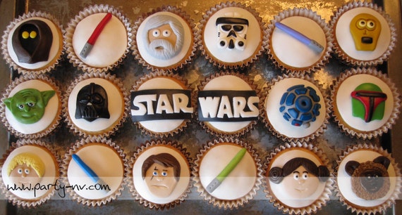 star wars edible cupcake toppers