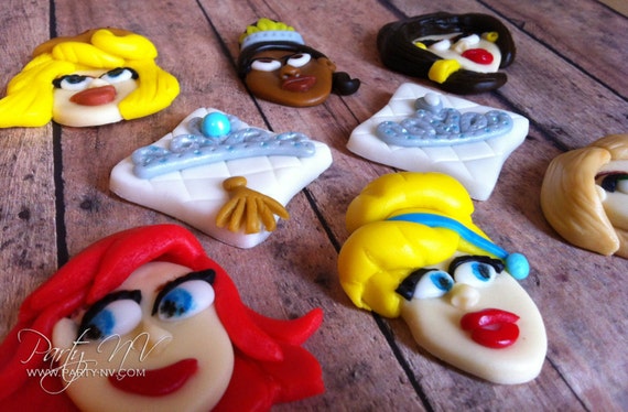 EDIBLE (Fondant Toppers) - Princess Inspired Il_570xn