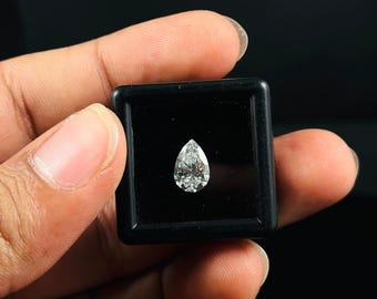 Pear Cut Lab Grown Diamond For Solitaire Ring | 1.00 to 5.00 CT Each Conflict Free Diamond | IGI Certified Man Made Diamond For Her
