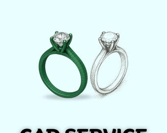 Custom Jewelry CAD Design Service