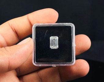 Smaragdslipad labododlad diamant | 1,00 till 5,00 ct per styck IGI smaragdlös diamant | Miljövänlig diamant för personliga smycken
