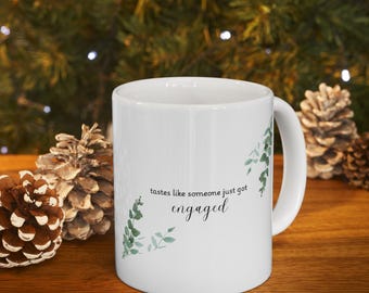 Engagement coffee mug
