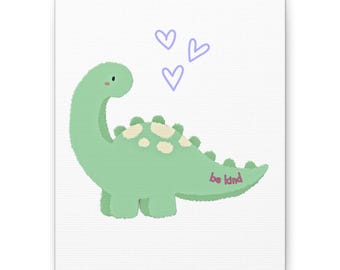 Cute Dinosaur Nursery Wall Art, Children's Room Decor