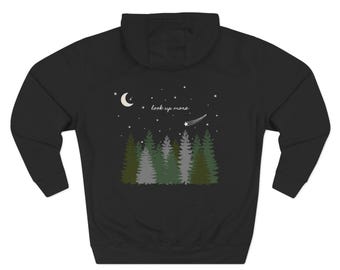 Star Hoodie, Forest Hoodie, Camping Hoodie, Outdoor Hiking Sweatshirt, Star Lover, Nature Lover