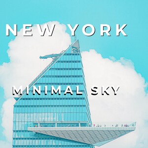 New York Minimal Sky iPhone Wallpaper (Digital Download)
