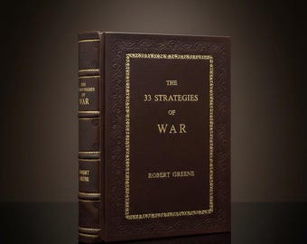 The 33 Strategies of War by Robert Greene, Leather Rebound