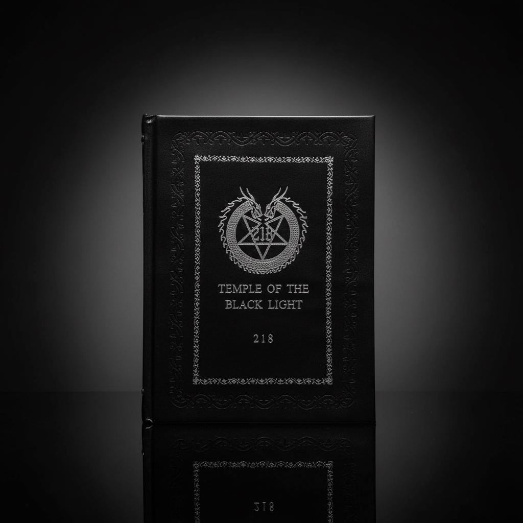 The Temple of the Black Light by Anonymous Rebound Leather Edition