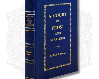 A Court of Frost and Starlight by Sarah J. Maas Rebound Leather Edition